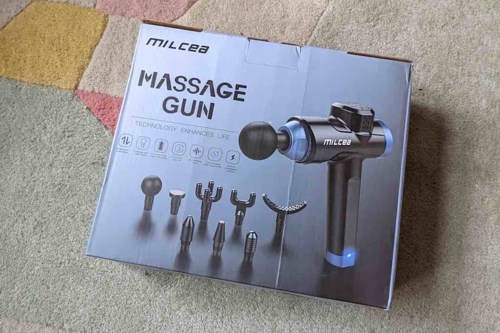 MILcea Pro deep-tissue muscle massage gun